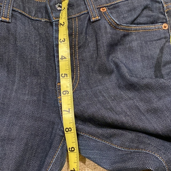 7 for all Mankind Dark Wash Lightweight Denim Mid-Rise Bootcut Jeans Size 27 - Picture 6 of 7